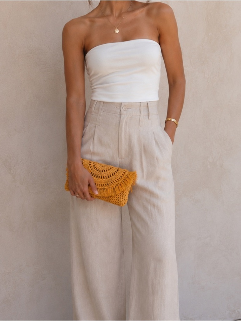 Mar Y Sol Mia Mini Clutch in Sunflower